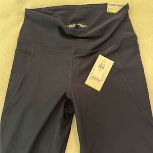 Old Navy Dark Navy High Rise Go Dry Leggings L Tall NWT